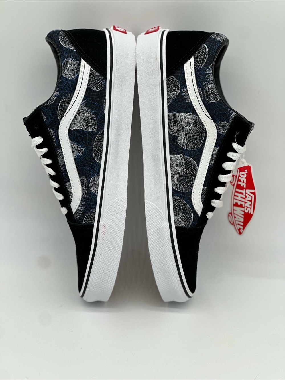 Vans Black & Navy Old Skool with White Stripe - Picture 4 of 10